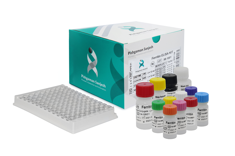 کیت الایزا پیشگامان سنجش - فریتین (Ferritin)