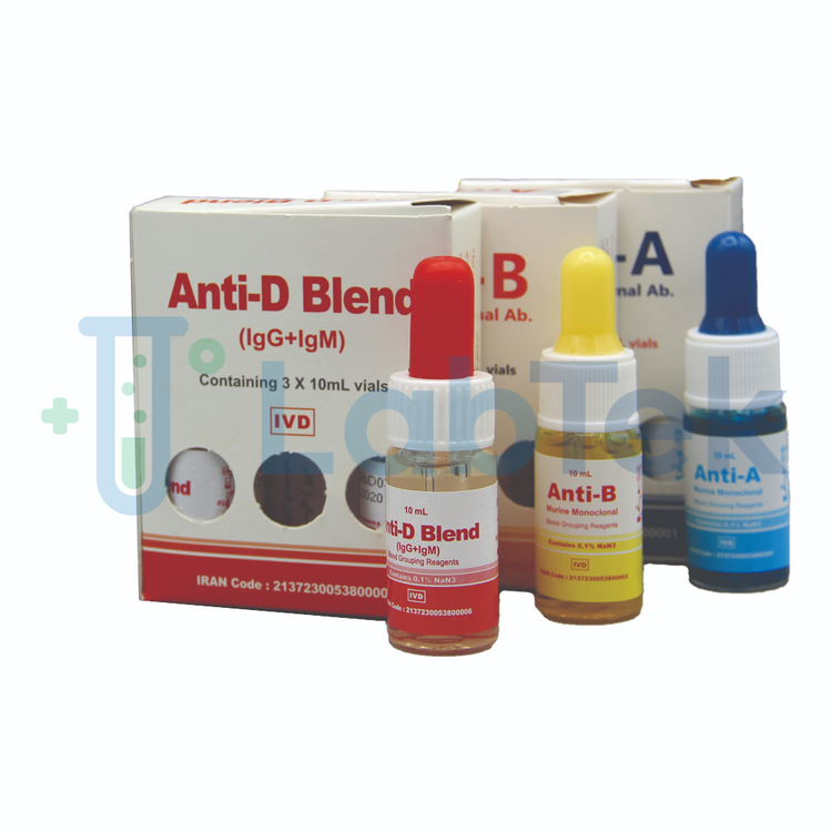 کیت تعیین گروه خون، انتقال خون (I.B.R.F) - سری کامل