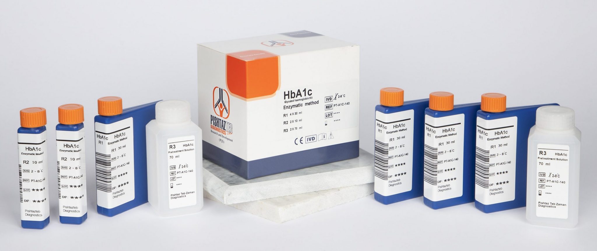 کیت بیوشیمی پیشتاز طب - HbA1c